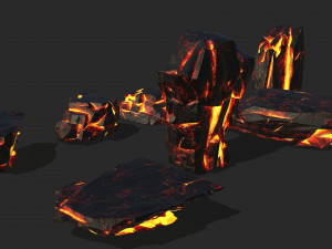 Lava rock 17 3D Model