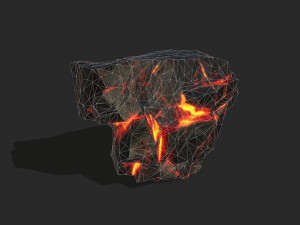 Lava rock 17 3D Model
