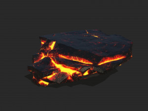 Lava rock 17 3D Model