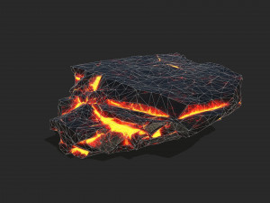 Lava rock 17 3D Model