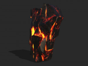 Lava rock 17 3D Model