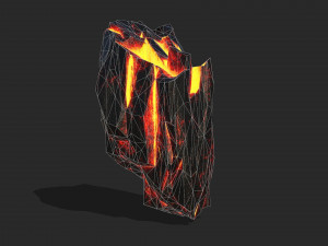 Lava rock 17 3D Model
