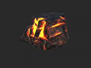 Lava rock 17 3D Model