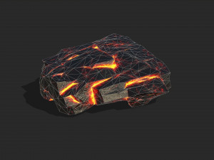 Lava rock 17 3D Model