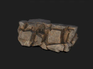 Rock set 01 3D Model