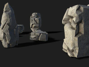 Rock set 02 3D Model