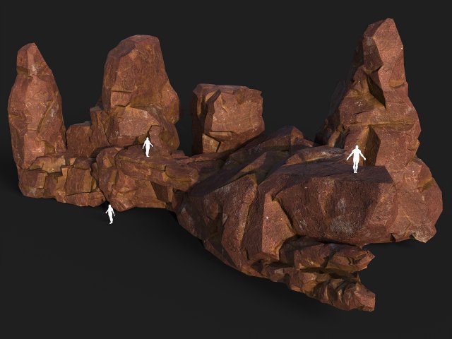 Rock set 03 3Dモデル .c4d .max .obj .3ds .fbx .stl .blend 