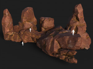 Rock set 03 3D Model