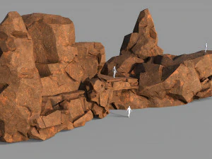 Rock set 04 3D Model