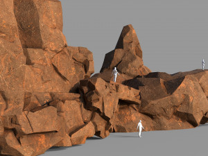 Rock set 04 3D Model
