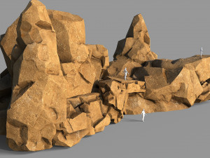 Rock set 05 Modèle 3D