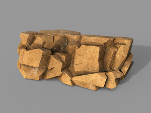 Rock set 05 Modèle 3D