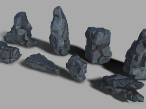 Rock set 07 3D Model