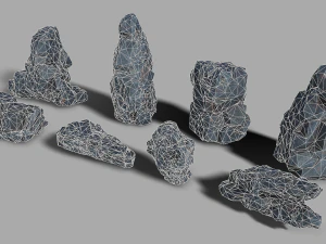 Rock set 07 3D Model