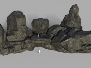 Rock set 08 3D Model