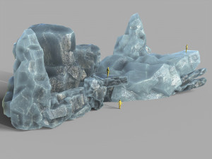 Rock set 09 3D Model