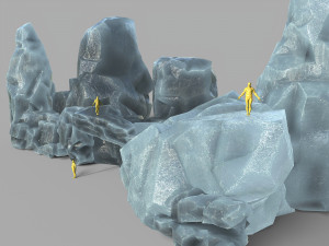 Rock set 09 3D Model