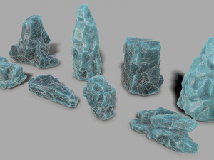 Rock set 10 Model 3D