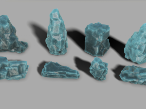 Rock set 10 Model 3D
