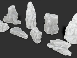 Rock set 12 3D Model