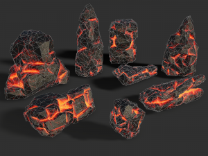 Rock set 13 Model 3D