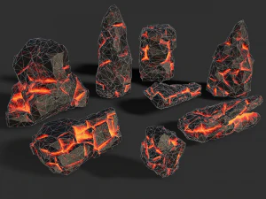 Rock set 13 3D Model