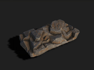 Rock Pack 01 3D Model