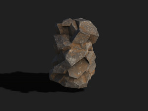 Rock Pack 01 3D Model