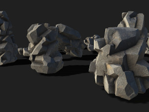 Rock Pack 02 3D-Modell