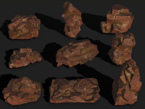 Rock Pack 03 3Dモデル