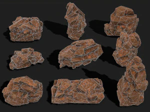 Rock Pack 04 3D Model