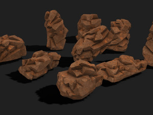 Rock Pack 04 3D 모델