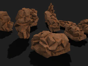 Rock Pack 04 3D Model
