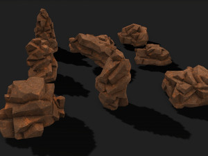 Rock Pack 04 3D 모델