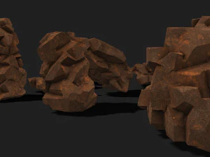Rock Pack 04 3D Model