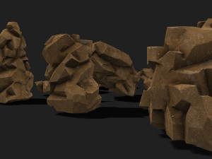 Rock Pack 05 Model 3D