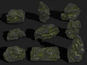 Rock Pack 06 3D Model