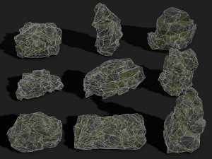 Rock Pack 06 Model 3D