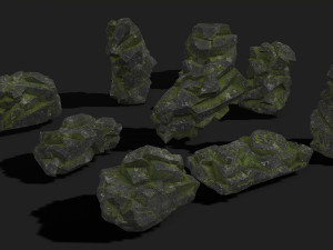 Rock Pack 06 Model 3D