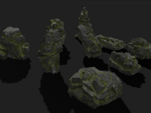 Rock Pack 06 Model 3D
