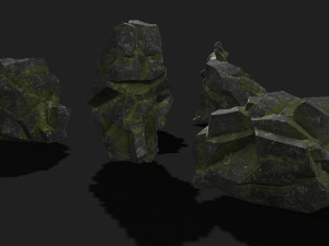 Rock Pack 06 Model 3D