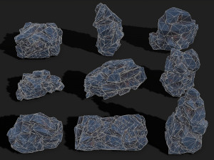 Rock Pack 07 3Dモデル