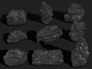 Rock Pack 08 3D Model