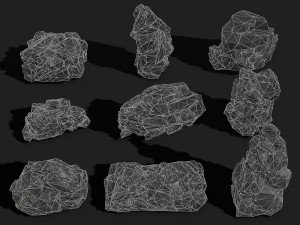 Rock Pack 08 Model 3D