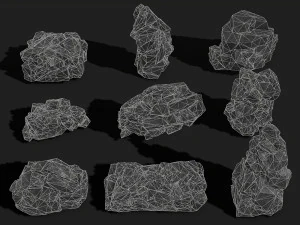 Rock Pack 08 3D Model