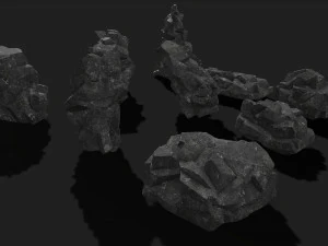 Rock Pack 08 3D Model