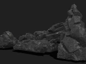 Rock Pack 08 Model 3D