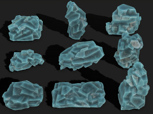 Rock Pack 10 3D Model