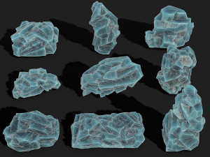 Rock Pack 10 3D Modell