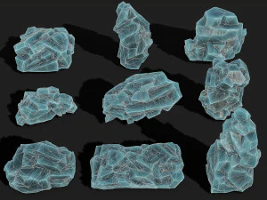Rock Pack 10 3D Model
